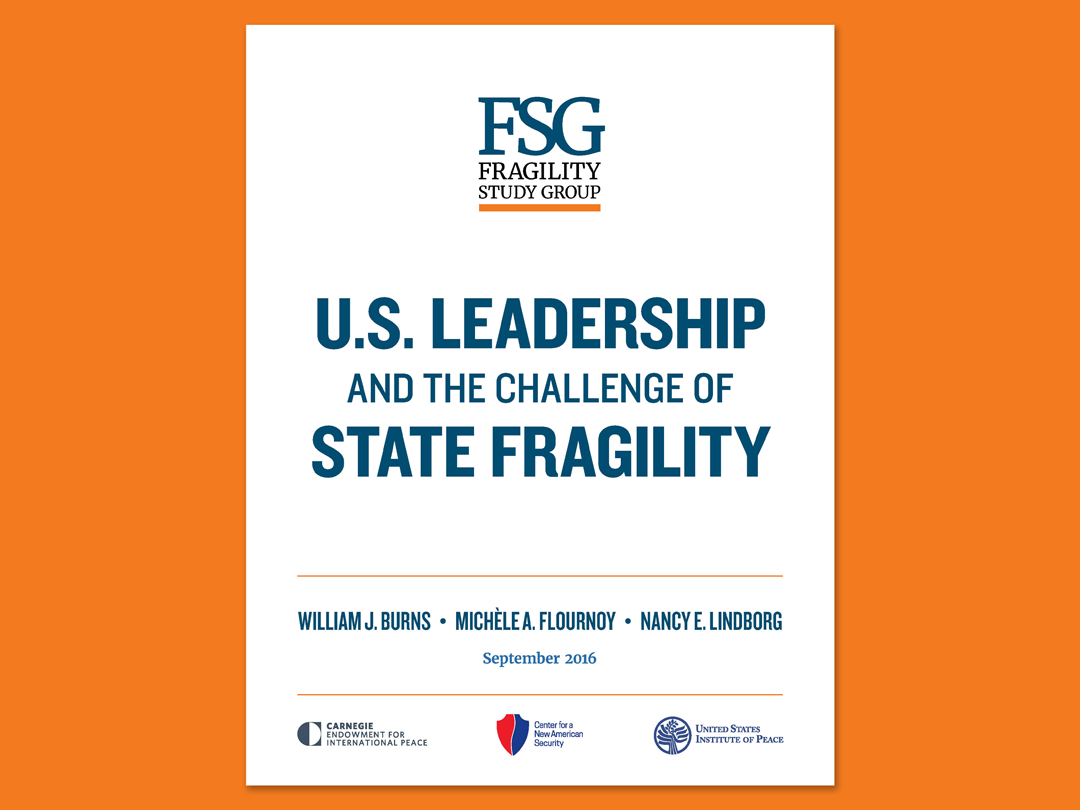 US Leadership and the Challenge of State Fragility report cover