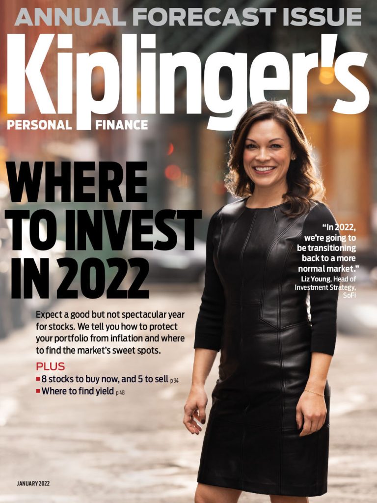 Kiplinger's magazine December 2021 cover